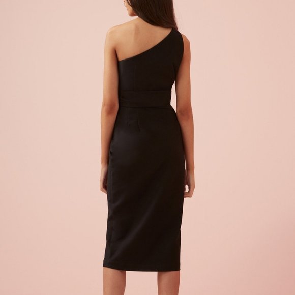 Finders Keepers One Shoulder Black Dress - Picture 5 of 8